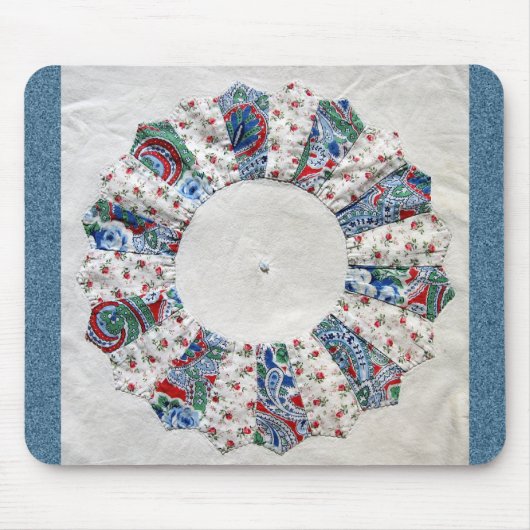 Tapis De Souris L'édredon de Nellie de grand-maman - bloc #1 (Devant)