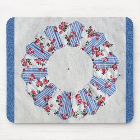 Tapis De Souris L'édredon de Nellie de grand-maman - bloc #3 (Devant)