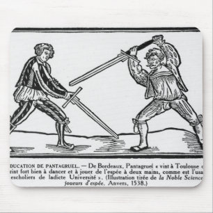 Tapis De Souris L'éducation de Pantagruel, illustration