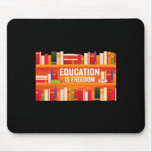 Tapis De Souris L'éducation est la liberté Histoire noire Afrique 