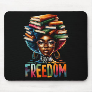 Tapis De Souris L'éducation est la liberté Livres de professeur no