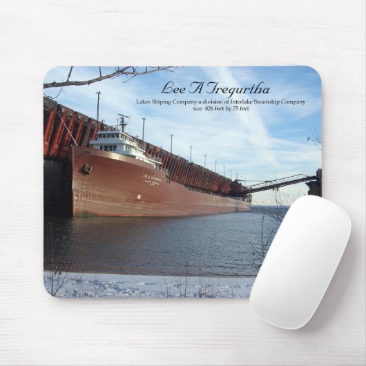 Tapis De Souris Lee A. Tregurtha Marquette mousepad (Avec souris)