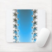Tapis De Souris Leenece - Fractal bleu (Avec souris)
