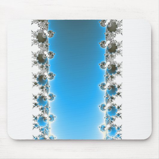 Tapis De Souris Leenece - Fractal bleu (Devant)