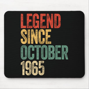 Tapis De Souris Légende 1965 60e anniversaire Pour Hommes Femmes 6