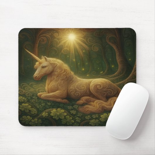 Tapis De Souris Légende à une corne (Avec souris)