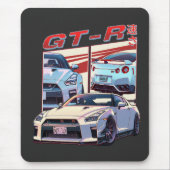 TAPIS DE SOURIS LÉGENDE DE LA GT-R SUR ROUTE (Devant)