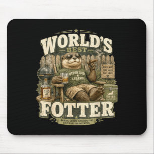 Tapis De Souris Légende de papa humour de jeu de mots d'anniversai