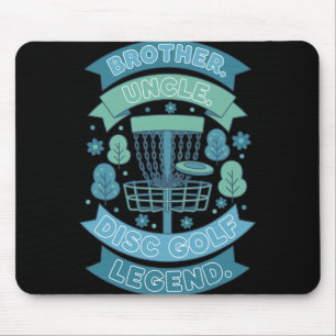 Tapis De Souris Légende du frère oncle disc golf Nner 