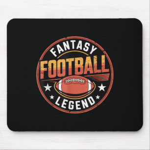 Tapis De Souris Légende Rétro de Football Fantastique Humour Sport