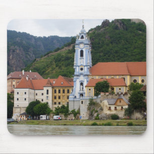 Tapis De Souris L'église bleue à Dürnstein