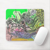 TAPIS DE SOURIS LÉGUMES (Avec souris)