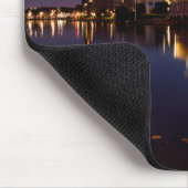 Tapis De Souris Leidschendam moulin à vent avec réflexion la nuit (Coin)