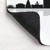 Tapis De Souris LEIPZIG Deutschland City Skyline Silhouette (Coin)
