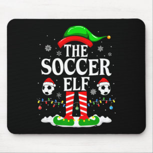 Tapis De Souris L'Elf de Foot Famille Drôle de Noël Football