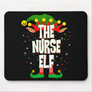 Tapis De Souris L'elfe infirmière de Noël
