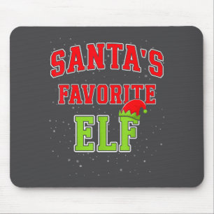 Tapis De Souris L'elfe préféré du Père Noël Noël Famille tenue ass