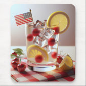 Tapis De Souris Lemonade Patriotique Aux Cerises (Devant)