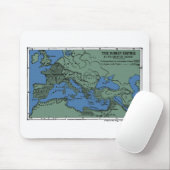 Tapis De Souris L'empire romain à sa plus grande ampleur (Avec souris)