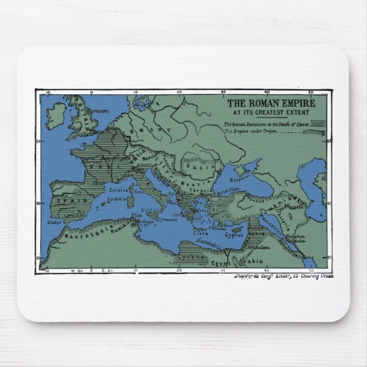 Tapis De Souris L'empire romain à sa plus grande ampleur (Devant)