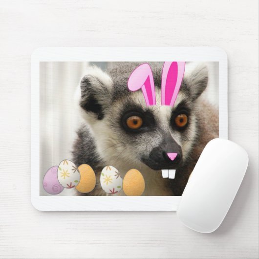 Tapis De Souris Lemur Easter (Avec souris)