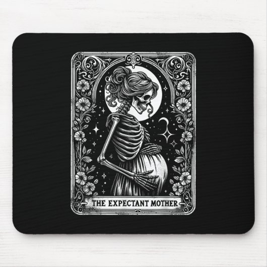 Tapis De Souris L'enceinte de la mère d'Halloween (Devant)