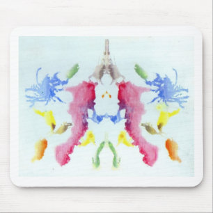 Tapis De Souris L'encre d'essai de Rorschach éponge le homard de