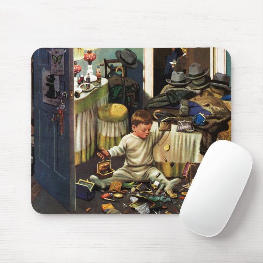 Tapis De Souris L'enfant en bas âge vide des bourses (Avec souris)
