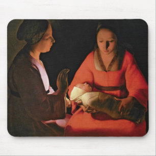 Tapis De Souris L'enfant nouveau-né, 1640s en retard