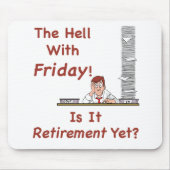 Tapis De Souris L'enfer avec vendredi Mousepad (Devant)