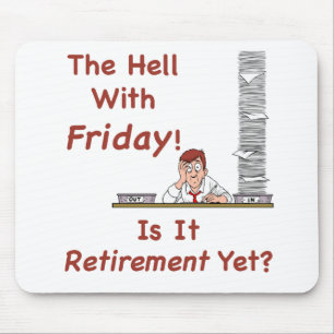 Tapis De Souris L'enfer avec vendredi Mousepad