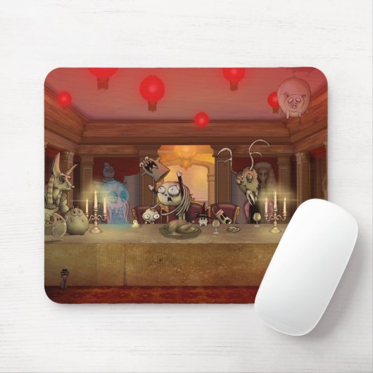 Tapis De Souris Lenore : Dernier dîner Mousepad (Avec souris)