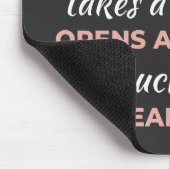 Tapis De Souris L'Enseignant Prend Une Main Ouvre Un Esprit (Coin)