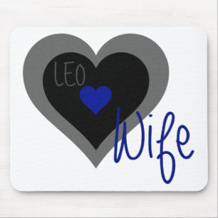 Tapis De Souris LEO Coeur de femme