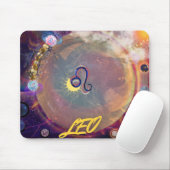 Tapis De Souris Leo le Lion Horoscope mousepad (Avec souris)