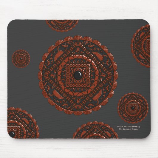 Tapis De Souris Leo Mandala Mousepad (Devant)