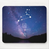 Tapis De Souris Leo | Panier de souris Zodiac Constellation Person (Devant)