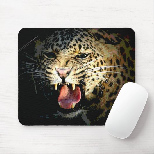 Tapis De Souris Leopard (Avec souris)