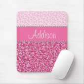 Tapis De Souris Léopard Bling Mousepad de fausse pierre de parties (Avec souris)