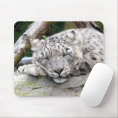 Tapis De Souris Léopard de neige - beau ! (Avec souris)
