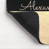 Tapis De Souris Léopard doré brillant (Coin)