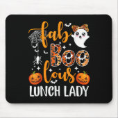 Tapis De Souris Leopard Fab Boo Lous Lunch Lady Matching Group Tee (Devant)