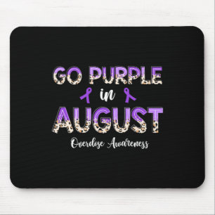 Tapis De Souris Leopard Go Purple en août