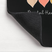 Tapis De Souris Leopard Hearts Valentine's Day For Mental Health C (Coin)