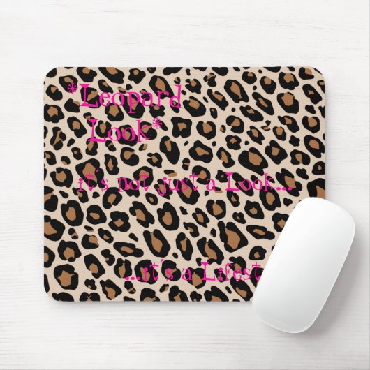Tapis De Souris *Leopard Look* (Avec souris)