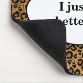 Tapis De Souris Léopard Mousepad - autoritaire (Coin)