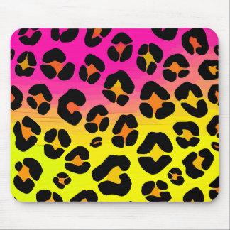 Tapis De Souris Léopard néon