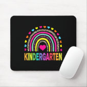 Tapis De Souris Leopard Rainbow Kindergarten Enseignant Premier jo (Avec souris)