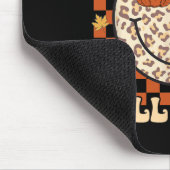 Tapis De Souris Leopard Smile Face Happy Fall Y'all Retro Super A (Coin)