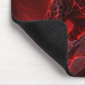 Tapis De Souris Léopard Tacheté Avec Charges Électriques Rouges (Coin)